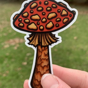 Mystic Mushroom Vinyl Sticker