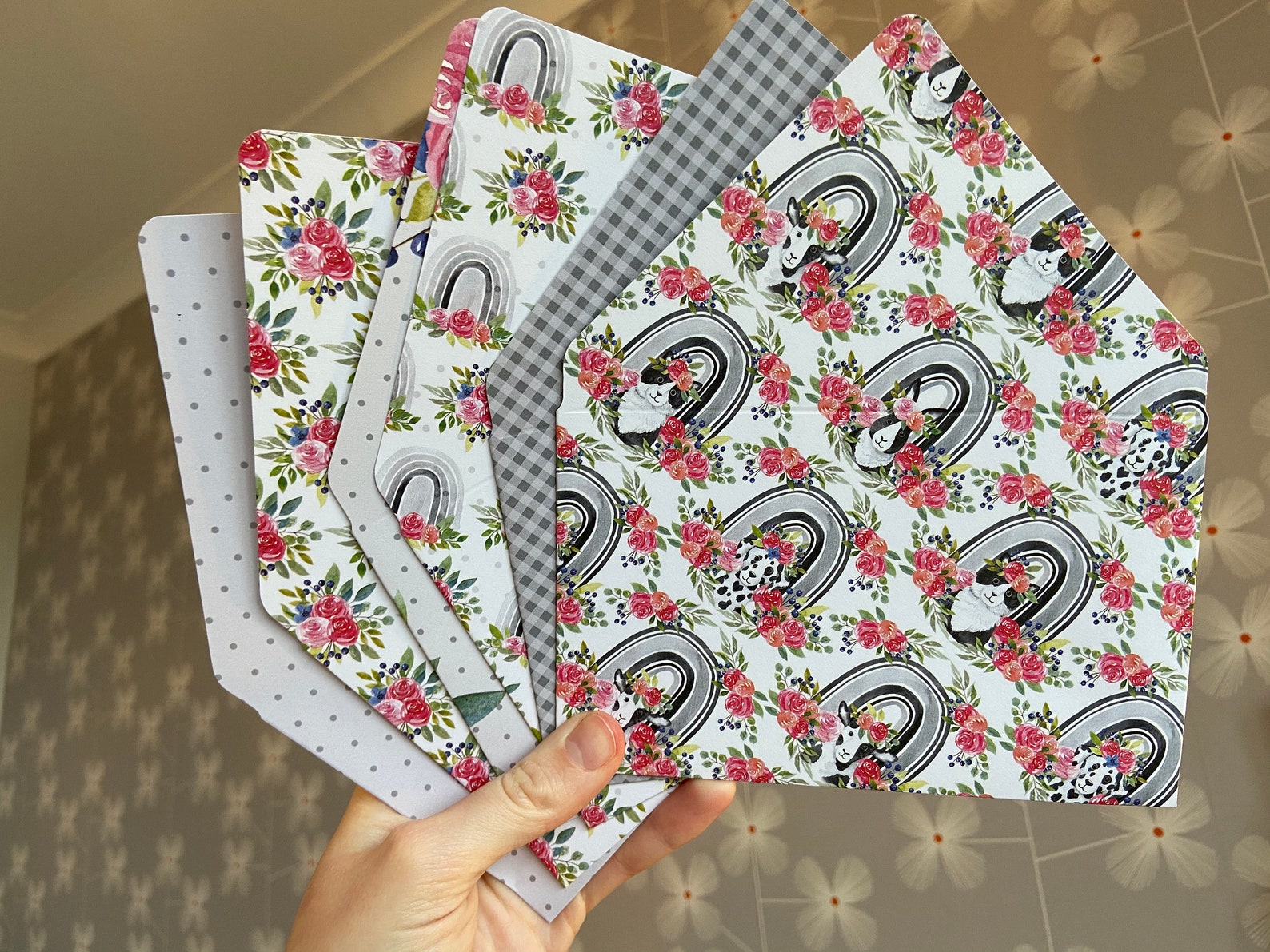 Animal Themed Envelope Sets Etsy