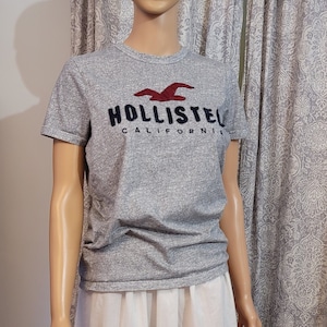 Hollister Shirt Womens Small Pink California Logo Short Sleeve