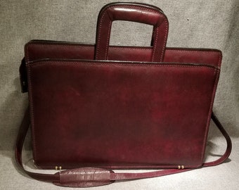 wilson leather attache case