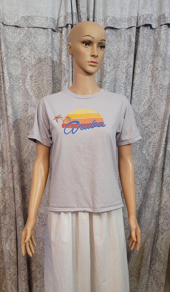 Vintage Aruba T-Shirt - No Tags - Small - Medium U