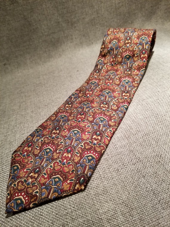 Hunting Horn Silk Tie Designed for J. Riggings- Mu