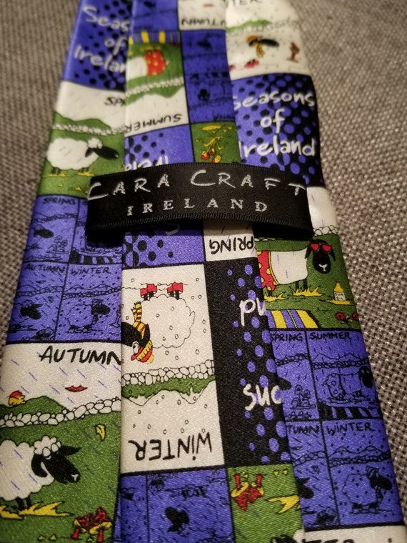 Cara Craft Ireland - Seasons of Ireland Silk Tie - image 6