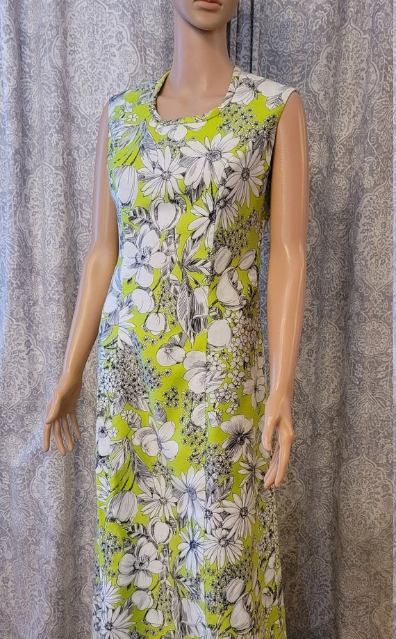 Vintage Alice Polynesian Fashions Maxi Dress - Sl… - image 1