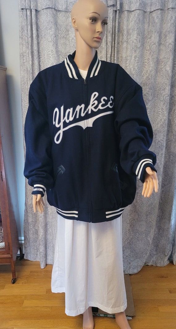 Vintage New York Yankees Wool Baseball Jacket By M