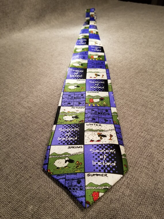 Cara Craft Ireland - Seasons of Ireland Silk Tie - image 5