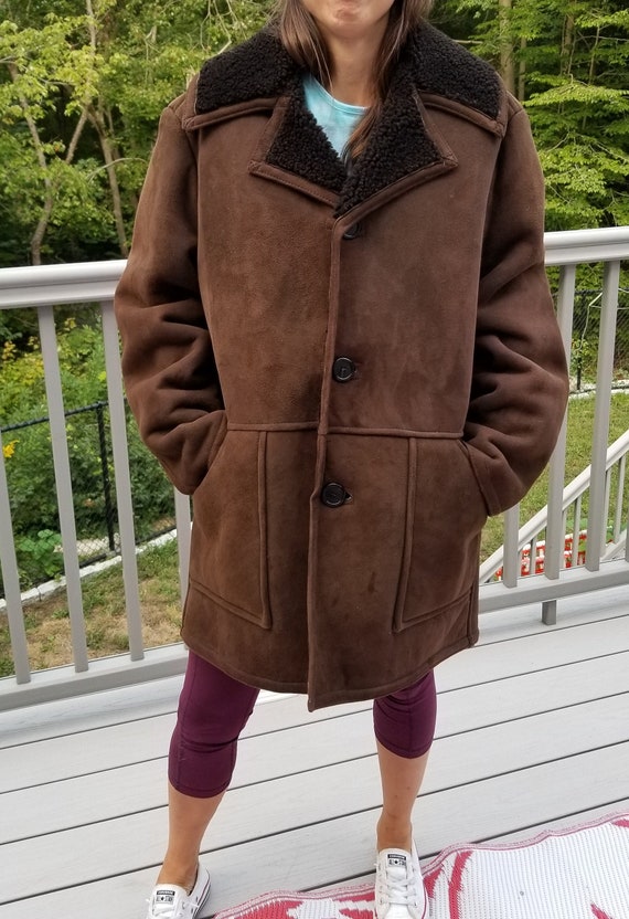 Antartex Lambskin 3/4 Length 3 Button 