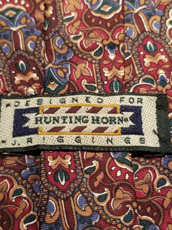 Hunting Horn Silk Tie Designed for J. Riggings- M… - image 7