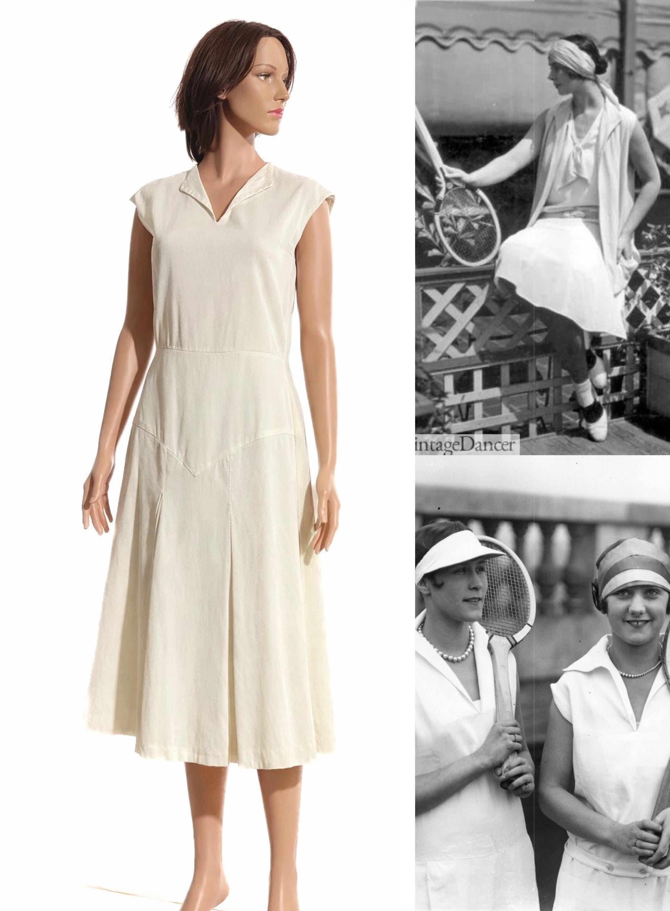 Robe De Tennis Vintage Olympic – Taille 44 – Jamais Portée
