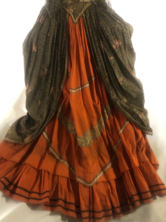 Antique 1920s dress, 18th century historic costum… - image 4