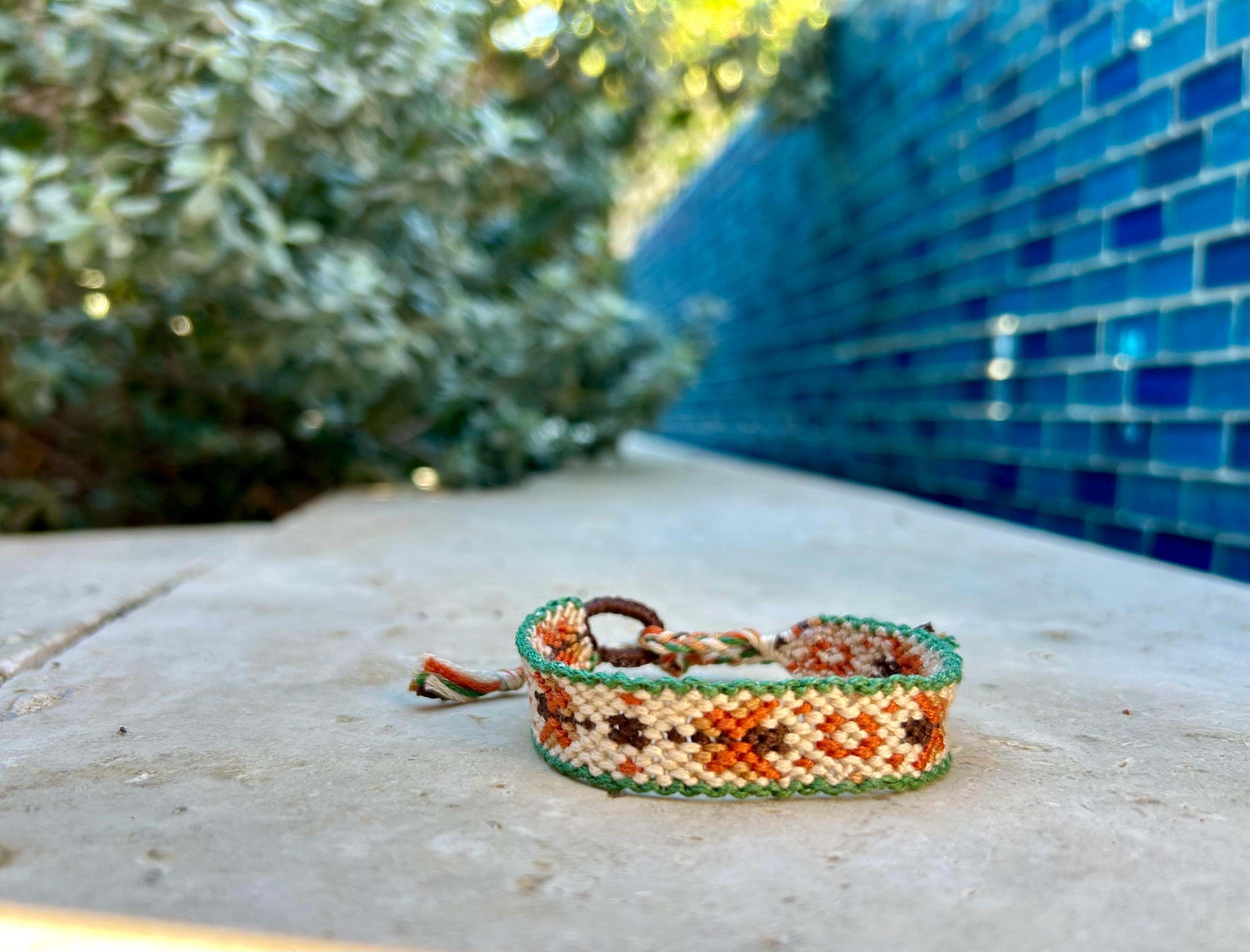 Handmade Boho Butterfly Watch Bracelet NEW Battery Wood & Stone Bead Cuff Bali Silver Bracelet In Handcrafted Bracelets for sale | eBay main image 3