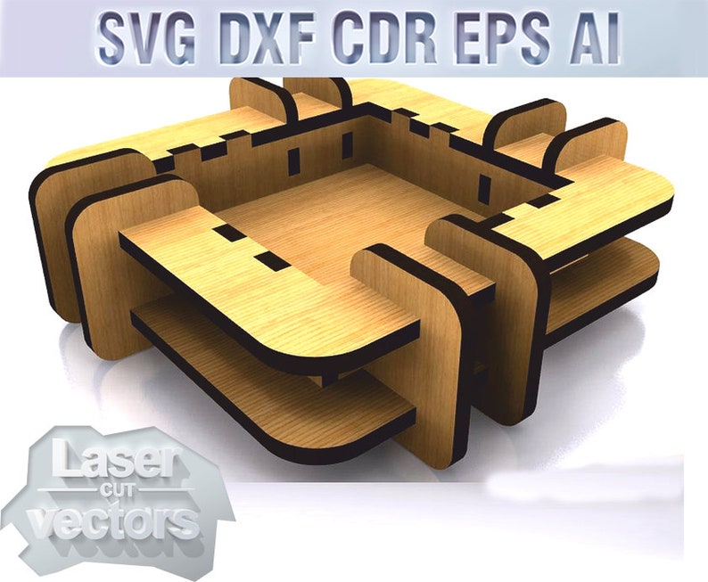 Jigsaw puzzle stand. Laser cut svg dxf laser vector dxf Etsy