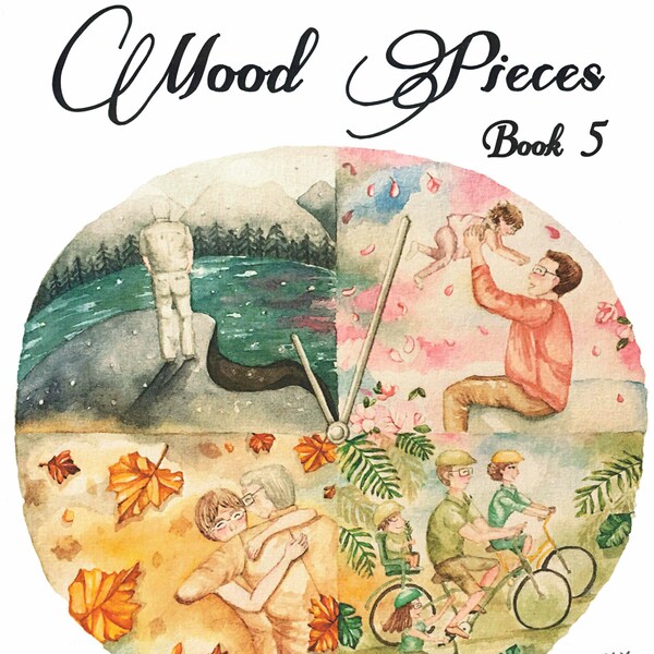 Mood Pieces Book 5 (piano music & art)