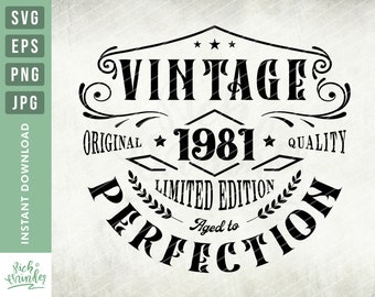 Download Vintage Aged To Perfection Svg Etsy
