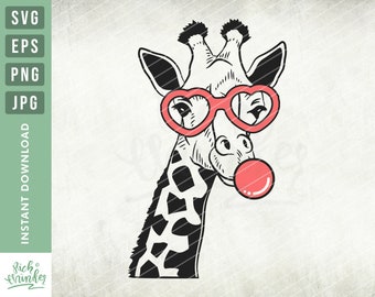 Peeking Giraffe Svg Etsy