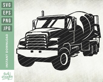 Free Free 195 Front Discharge Concrete Truck Svg SVG PNG EPS DXF File