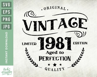 Download Vintage Birthday Svg Etsy