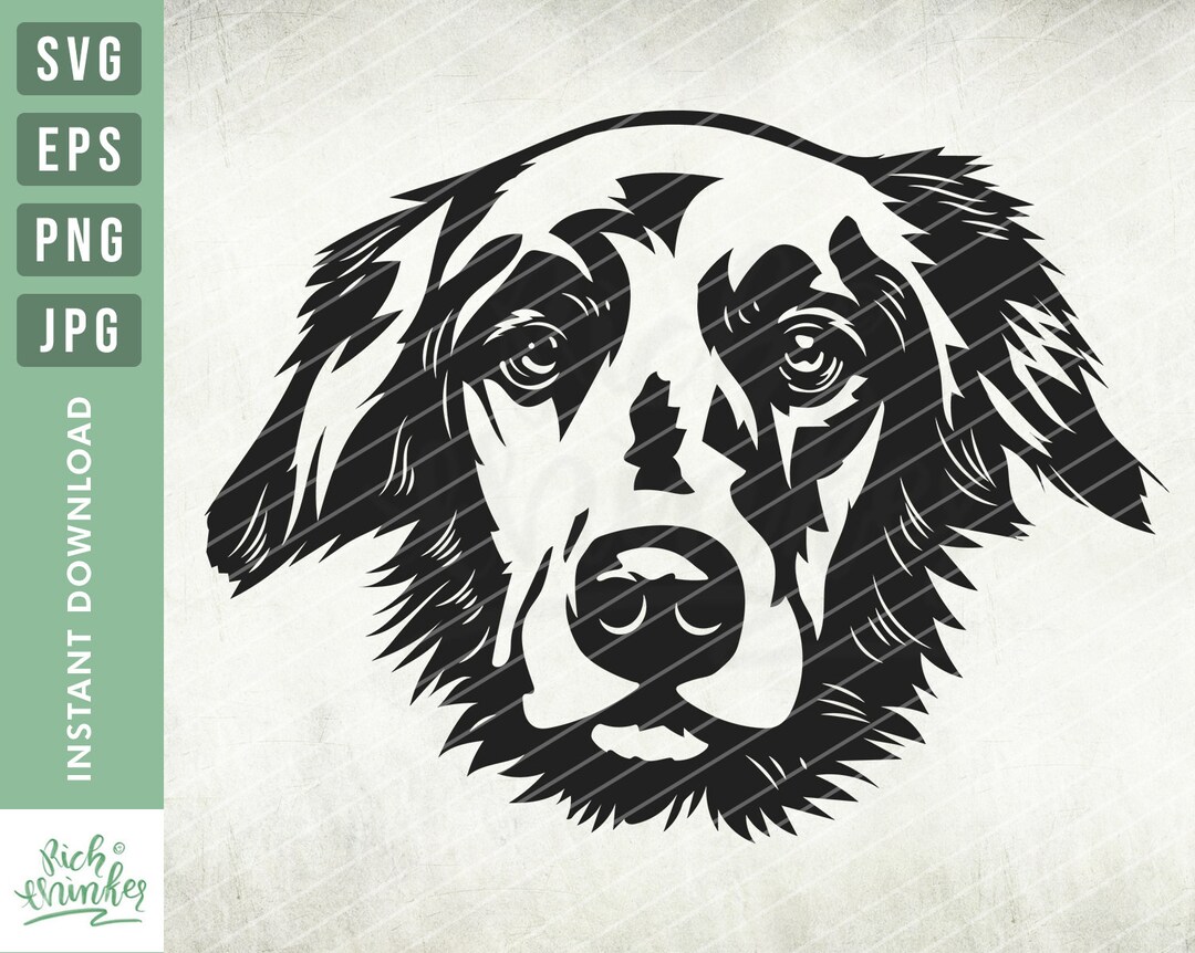 Golden Retriever Dog Svg, Cute Dog Svg, Dog Head Svg, Cute Puppy Svg ...