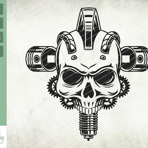 Skull Mechanic Svg, Mechanic Svg, Mechanic Shirt, US Mechanic Svg, Wrenches Svg, Hard Hat svg, Mechanic Skull, Cut Files, svg, eps, clip art