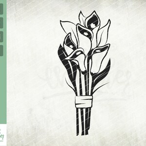 Flower bouquet svg, Flower svg, Valentines svg, Floral svg, Flower arrangement svg, Blossom svg, Plant svg, Petal svg, Bouquet svg, svg, png