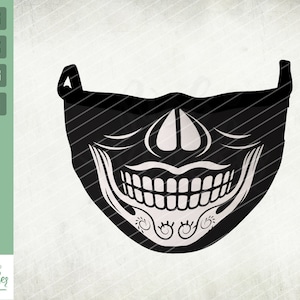 Sugar Skull face mask svg, Sugar Skull svg, Skeleton mask, Skull svg, Funny face mask Design Cricut File, Digital Download Cut Cutting Files