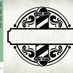 Barbershop Svg File, Barber Svg, Barber Name Svg, Hair Stylist Svg, Hair dresser Svg, Barber Shop Svg, Hair Salon svg, Salon svg, Vector