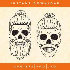 Skull bun svg, Clipart, Dad life, Digital download, Digital Files