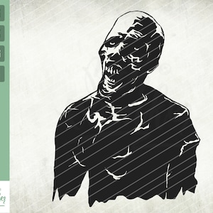 Zombie svg, Scary Zombie svg, Halloween svg, Horror svg, scary zombie svg, walking dead svg, creatures svg, Halloween 2020 svg, cut files