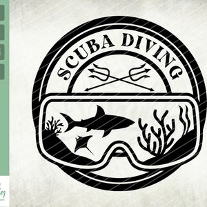Scuba Diving svg, Beach Life svg, Swimming svg, Diver svg, Dive svg Scuba Life svg, Diving Goggles svg, Diving svg, Scuba Diver svg, sea svg