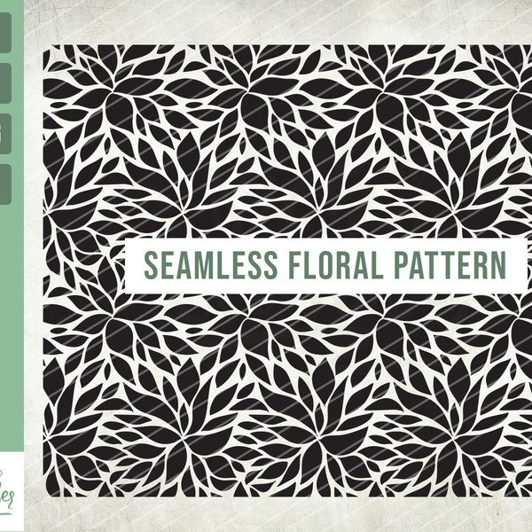 Floral Seamless Svg - Etsy