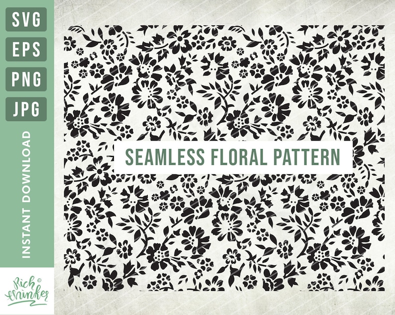 Download Jpg Eps Flower Svg Instant Download Floral Pattern Svg Transparent Background Leaves Png Seamless Floral Pattern Svg Svg Cut File Prints Art Collectibles Kromasol Com