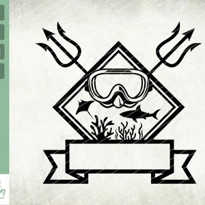 Scuba Diving svg, Beach Life svg, Swimming svg, Diver svg, Dive svg Scuba Life svg, Diving Goggles svg, Diving svg, Scuba Diver svg, sea svg