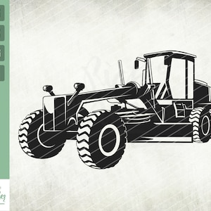 Road Grader SVG, Heavy Equipment Svg, Road Grader Cut Files, Road Grader Files for Cricut, Road Grader Clipart, Road Grader Png, eps, svg
