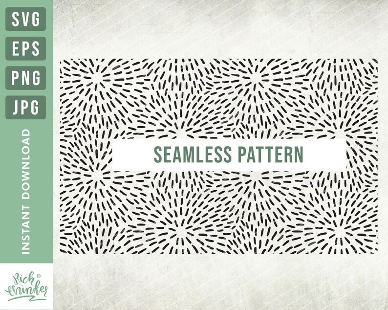Seamless Sun Rays Pattern Svg, Lines Svg, Geometric Pattern Svg ...