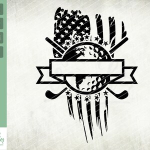 USA Golf Svg, Golf Ball Svg, Golfing Svg, Golf Player Svg, Golf Clubs Svg, Golf Vector, Golf tean, Golf Cut Files, Golf Silhouette, USA svg