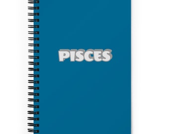 Pisces Spiral notebook