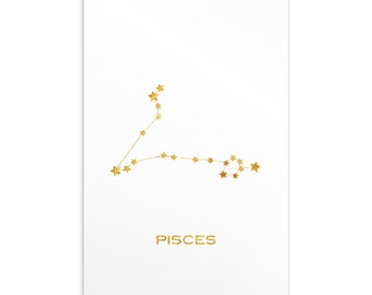 Pisces Constellation Zodiac Postcard / Astrology Card