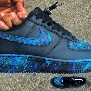 Custom Nike Air Force 1 Splatter Custom Color Hand Painted - Etsy