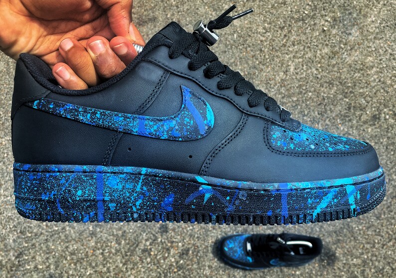 custom af1 splatter