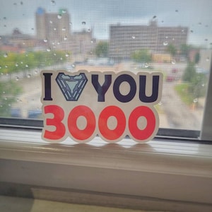 I Love You 3000 Sticker