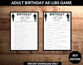 Bookish Mad Libs Fun Printable Party Game for Bookworms Library Game ...