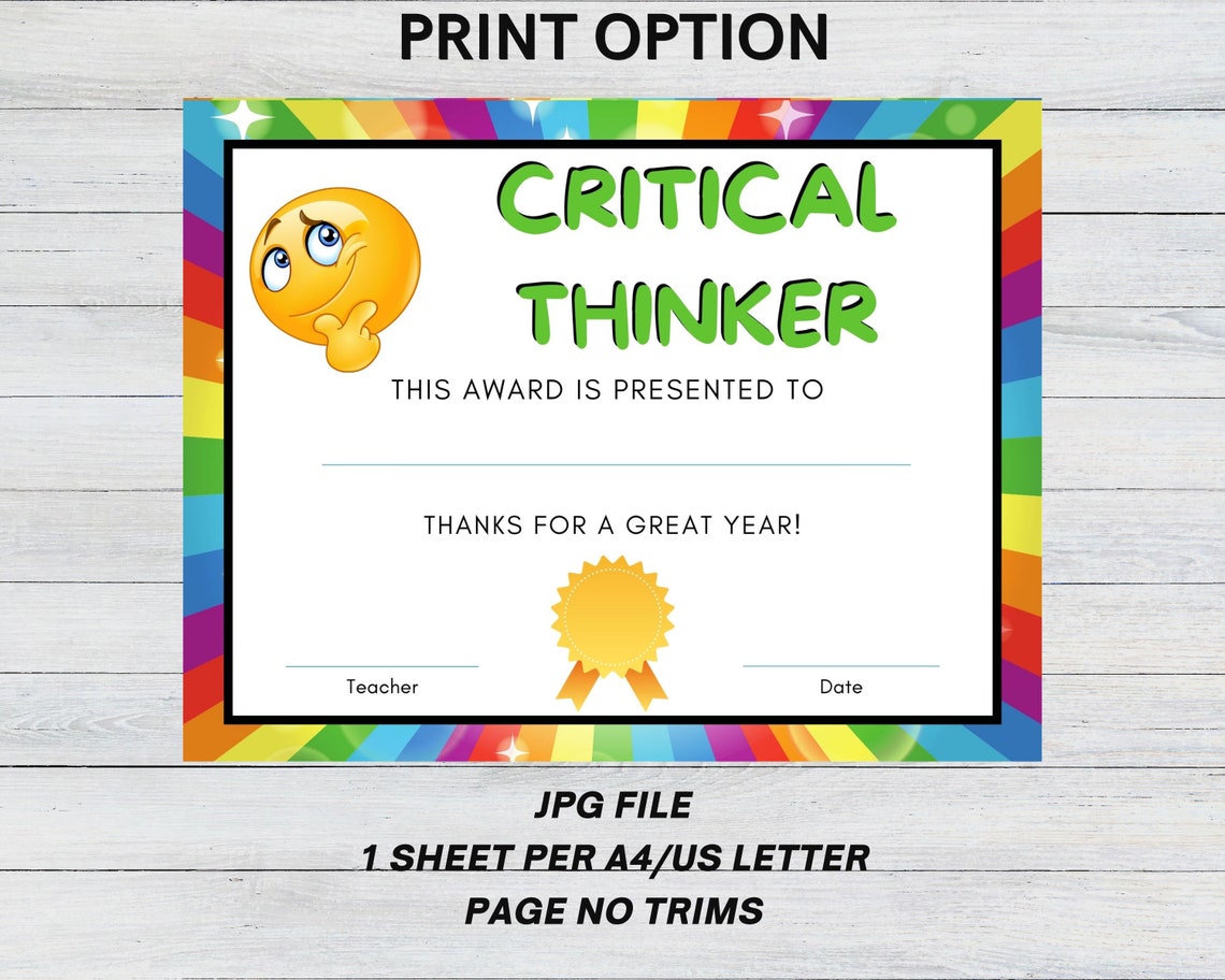 End of School Year Awards Printable for Last Day of Class - 50 Fun ...