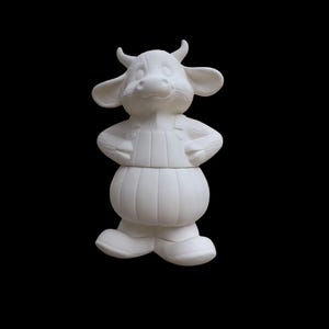 Cow Container-  Ready to Paint