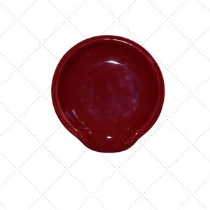Grand porte-cuillère (laqué brun chocolat)
