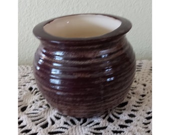 Glazed Ceramic Planter. Made in the USA