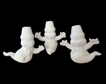 Fantasmas Malucos - Cerâmica Pronta para Pintar