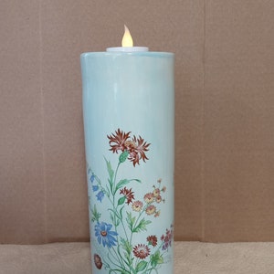 Floral Tea Light Candle Holder or Decor