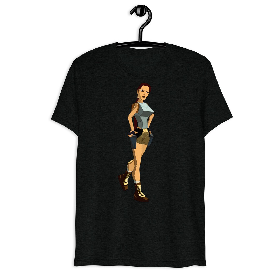 Vintage Tomb Raider Shirt Unisex Graphic Tee Lara Croft Inspired