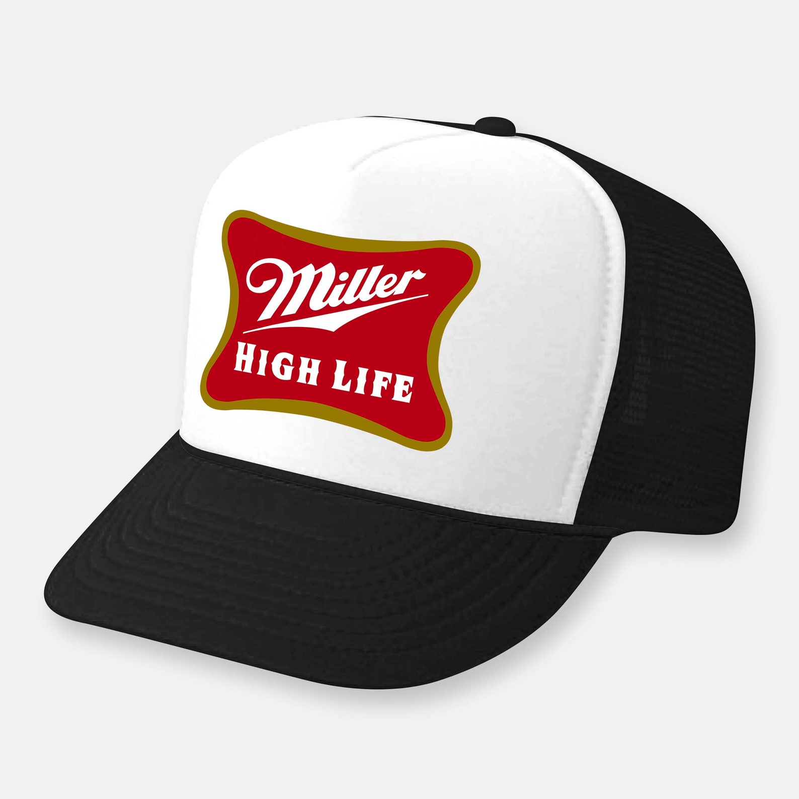 Miller Beer Trucker Hat Etsy