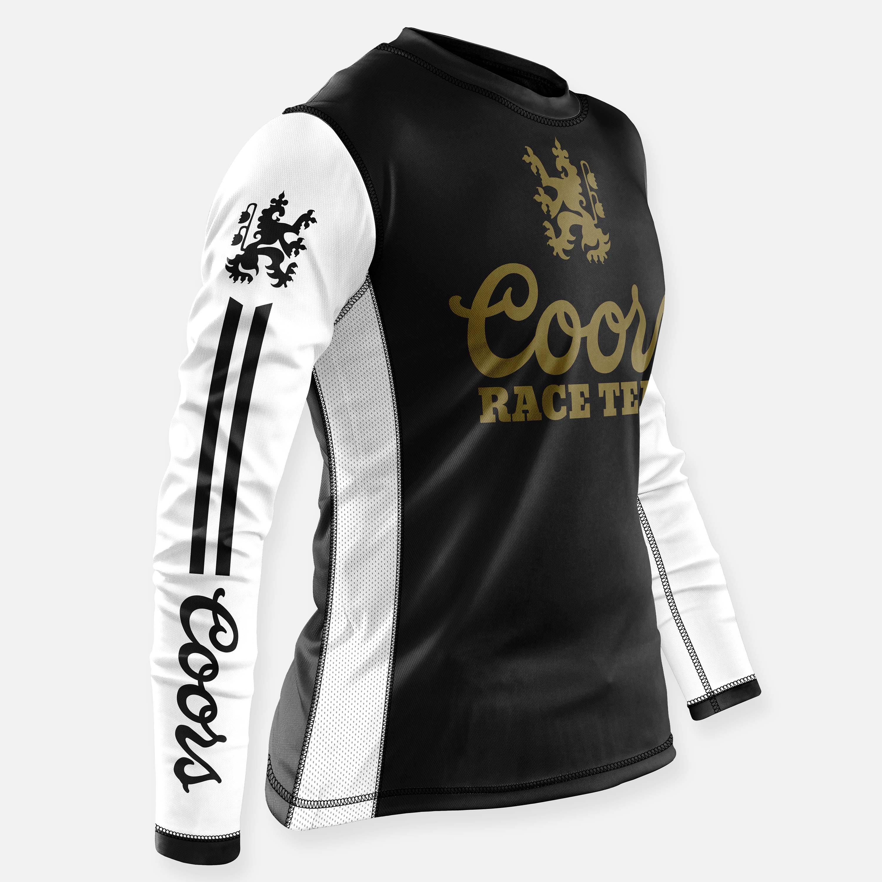Coors Motocross Jersey BlackWhiteGold Etsy
